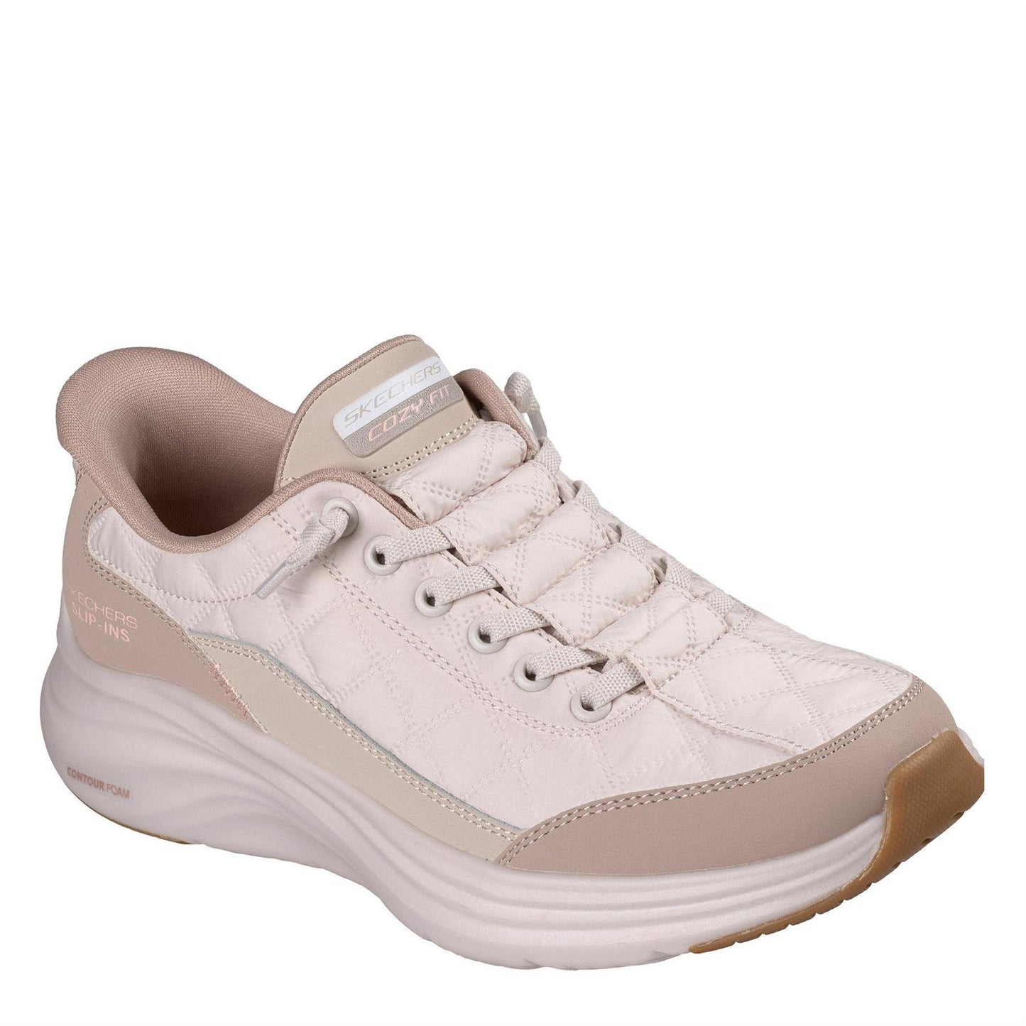 Natural - Lifestyle - Skechers Womens-Ladies Foam Trainers