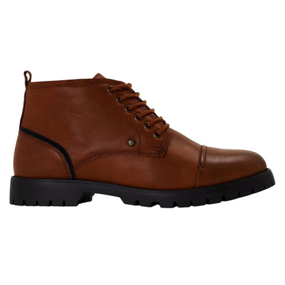 Brown - Front - Original Penguin Mens Chukka Boots