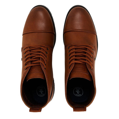 Brown - Side - Original Penguin Mens Chukka Boots