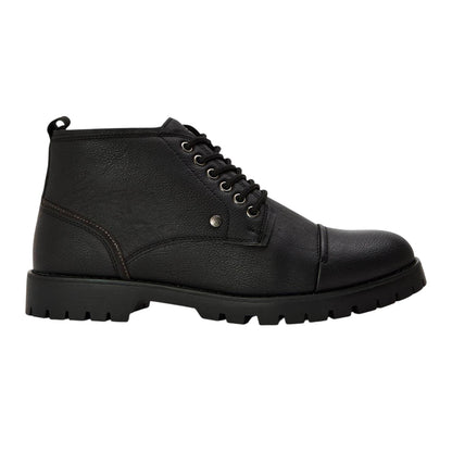 Black - Front - Original Penguin Mens Chukka Boots
