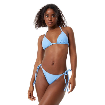 Marina Blue - Front - Jack Wills Womens-Ladies Triangle Bikini Top