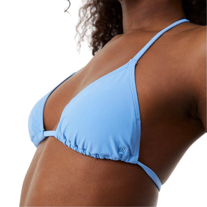 Marina Blue - Side - Jack Wills Womens-Ladies Triangle Bikini Top