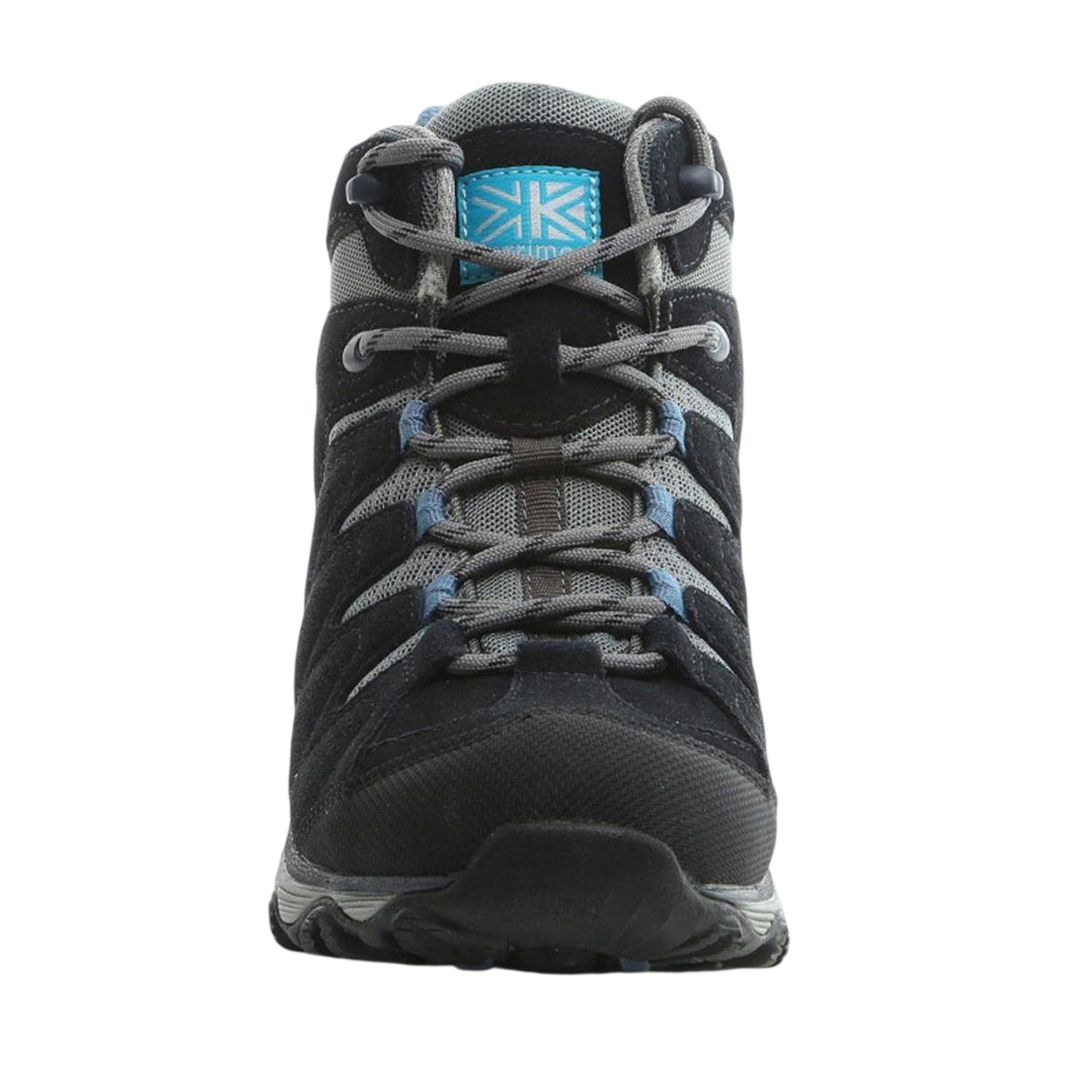 Navy - Side - Karrimor Womens-Ladies Rona Leather Hiking Boots