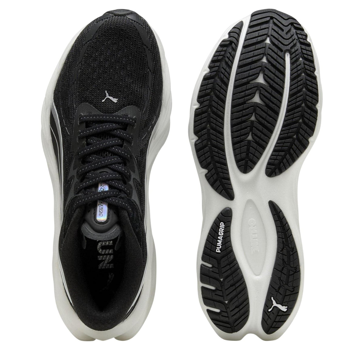 Black-White - Lifestyle - Puma Womens-Ladies Nitro 4 Trainers