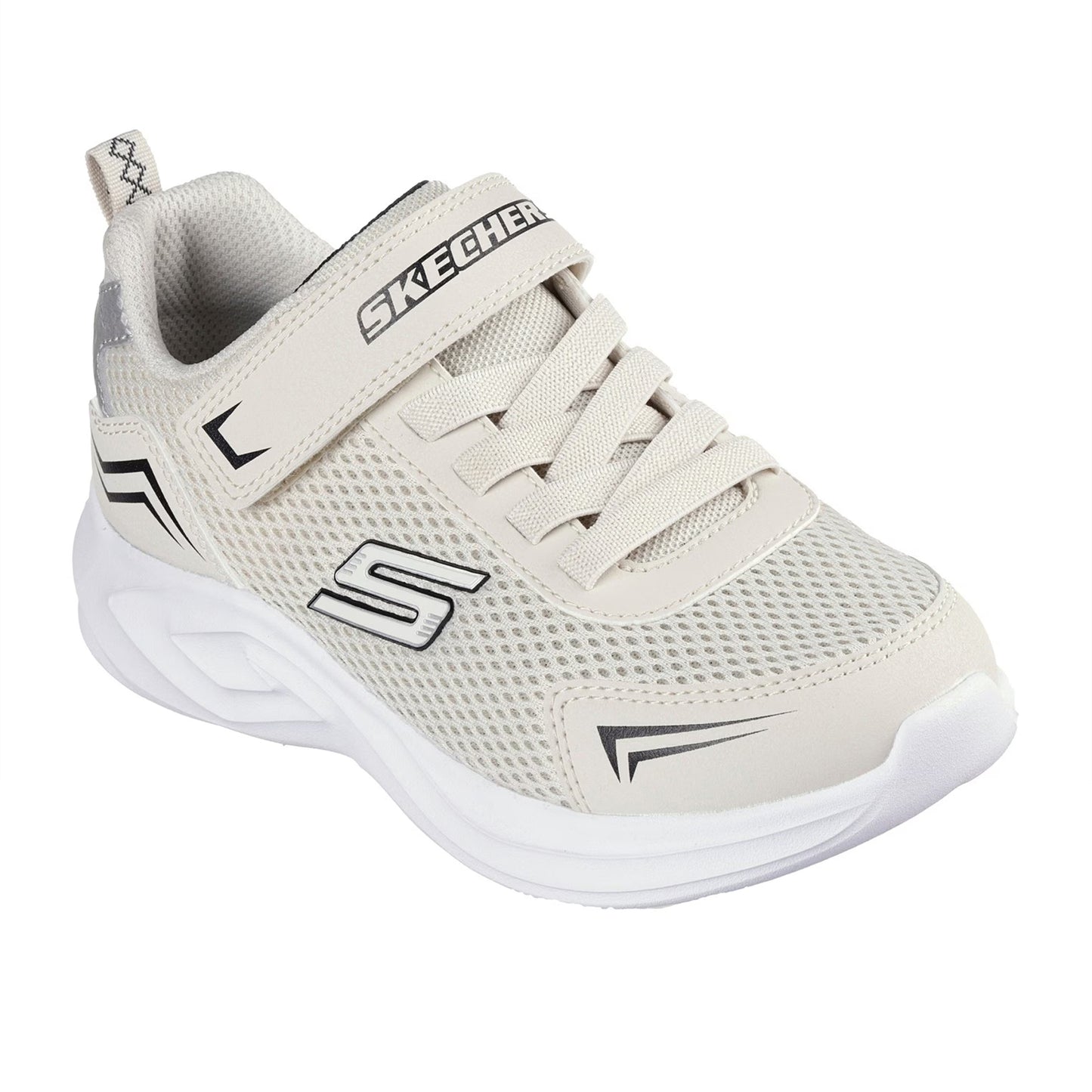 Natural - Pack Shot - Skechers Boys Mazematics Trainers
