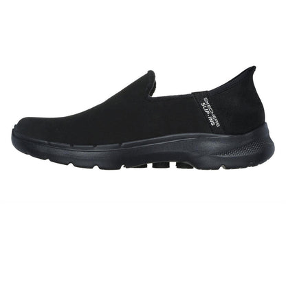 Black - Back - Skechers Mens Gowalk6 Textile Trainers