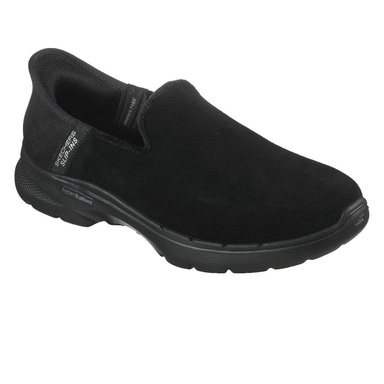 Black - Side - Skechers Mens Gowalk6 Textile Trainers