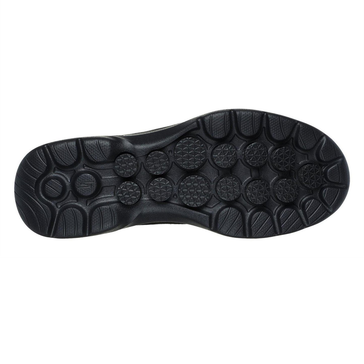 Black - Pack Shot - Skechers Mens Gowalk6 Textile Trainers