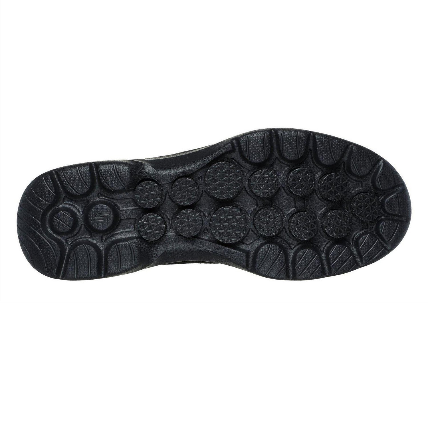 Black - Pack Shot - Skechers Mens Gowalk6 Textile Trainers
