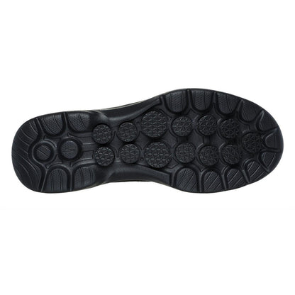 Black - Pack Shot - Skechers Mens Gowalk6 Textile Trainers