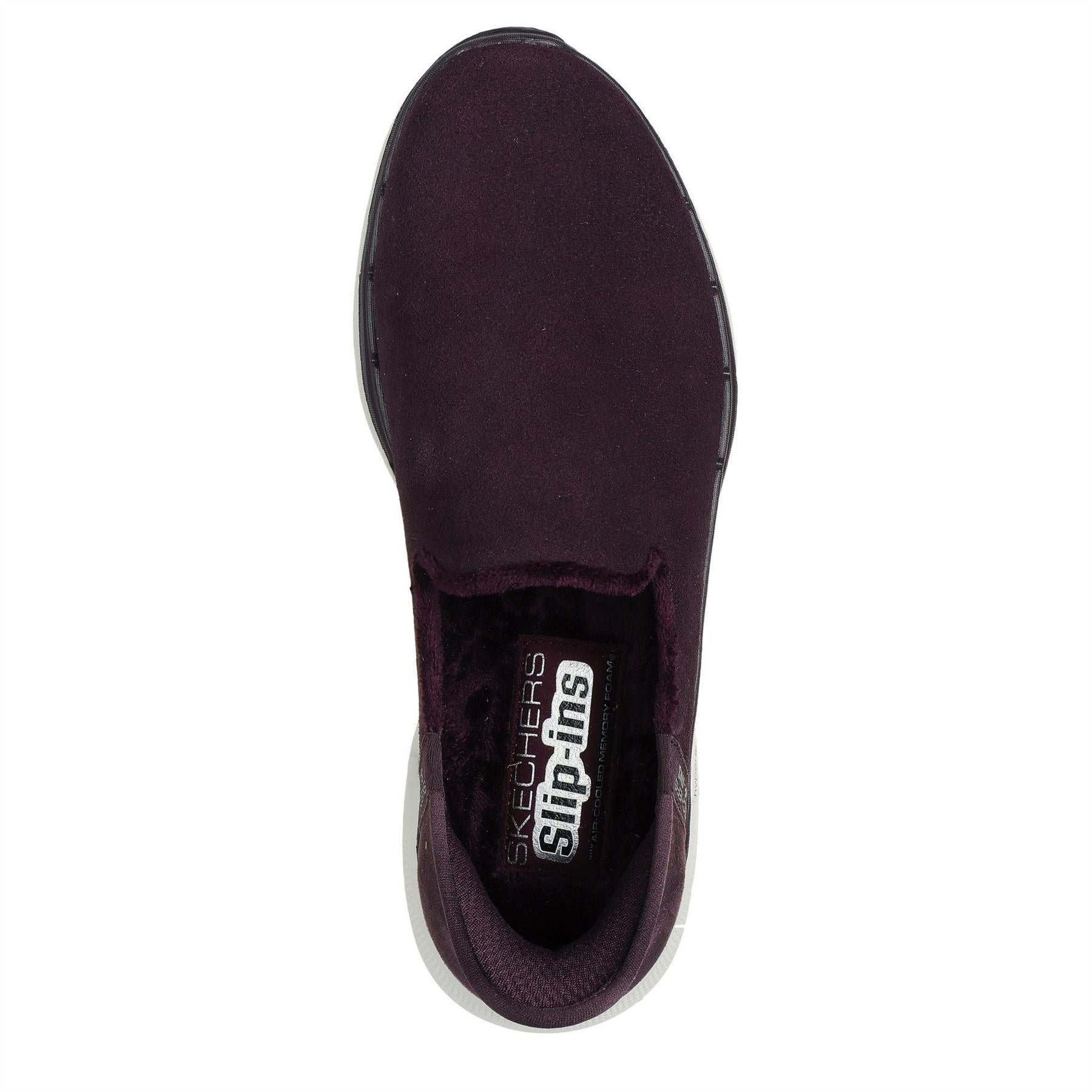 Plum - Lifestyle - Skechers Mens Gowalk6 Textile Trainers