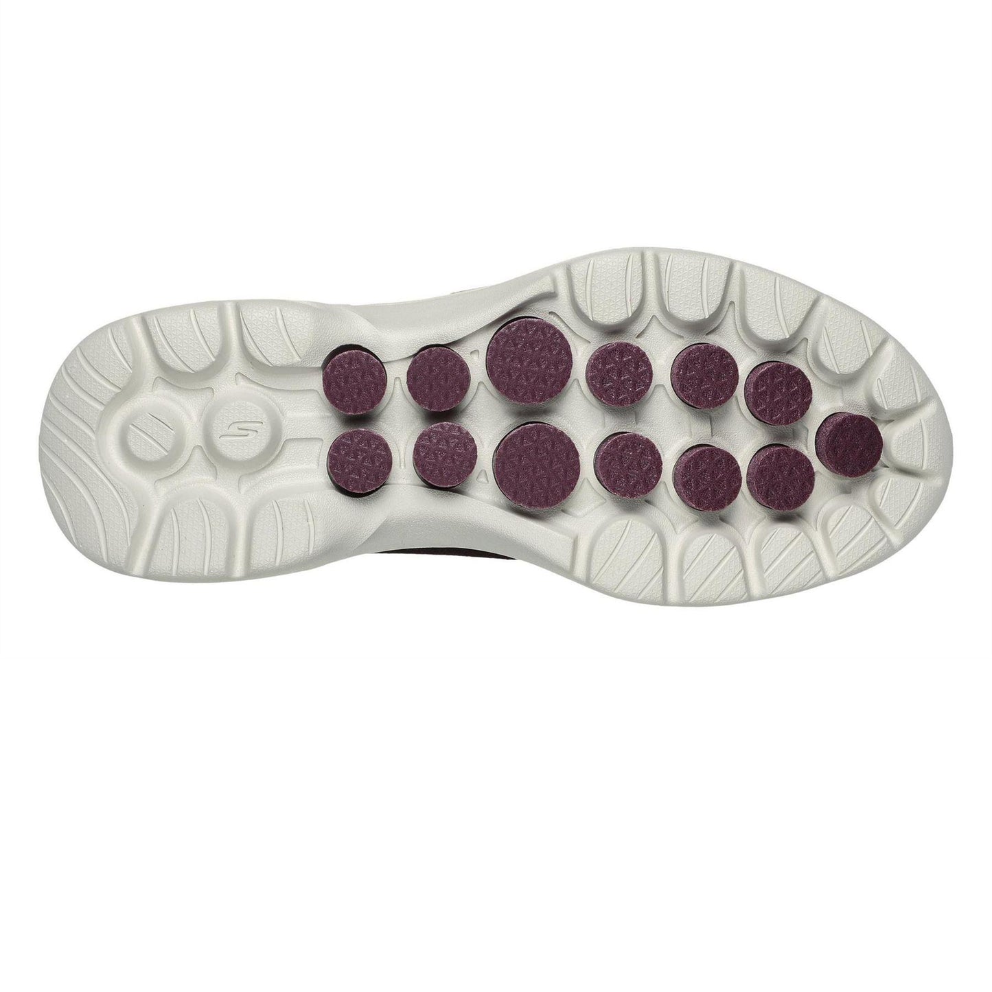 Plum - Pack Shot - Skechers Mens Gowalk6 Textile Trainers