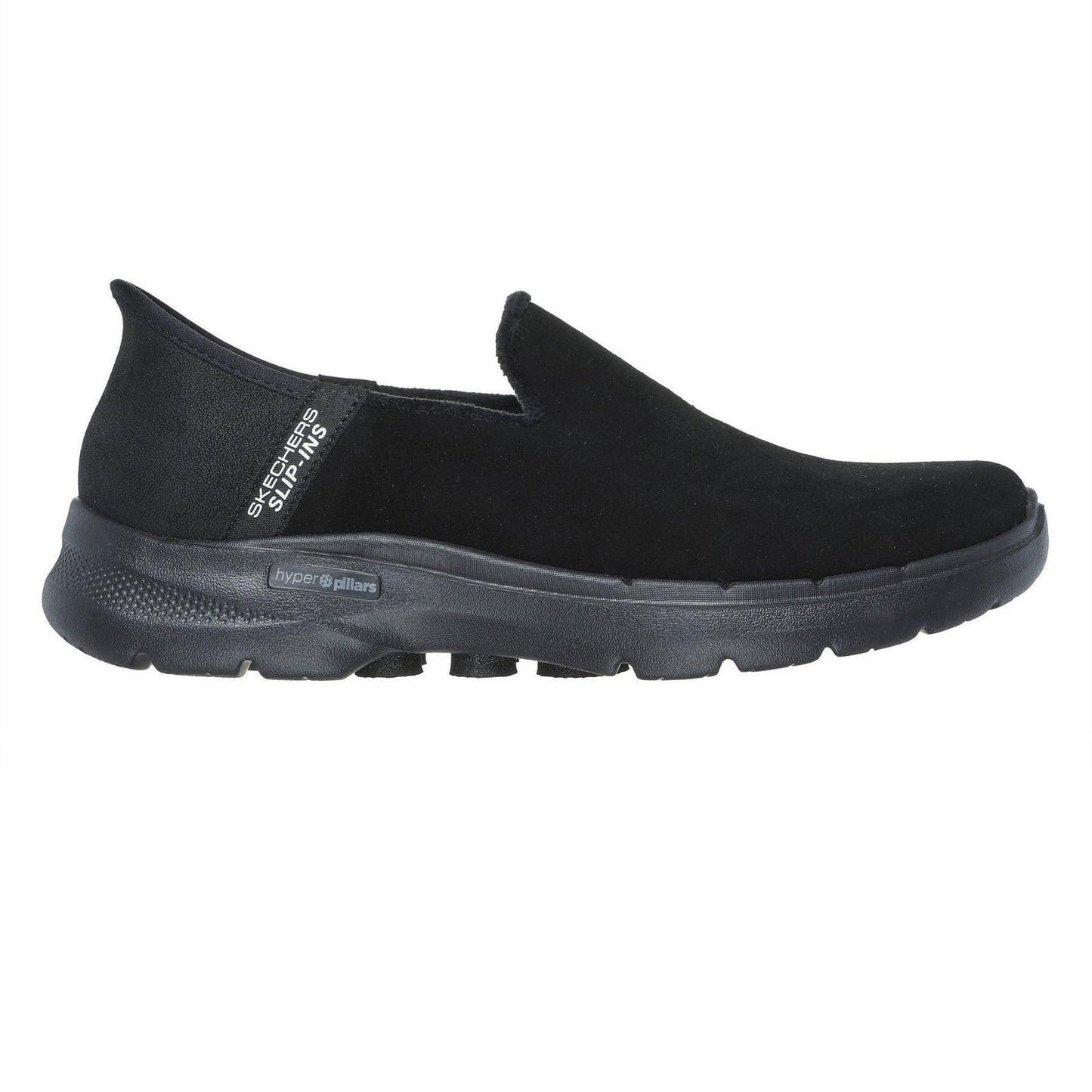 Black - Front - Skechers Mens Gowalk6 Textile Trainers