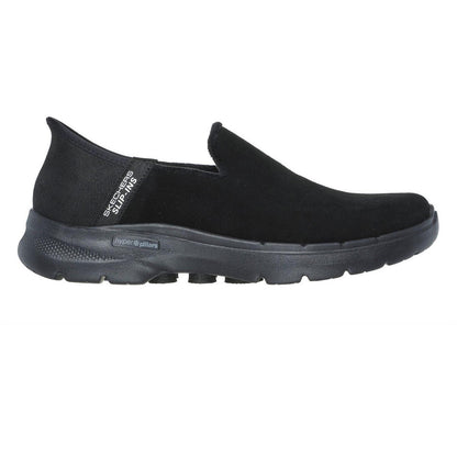 Black - Front - Skechers Mens Gowalk6 Textile Trainers