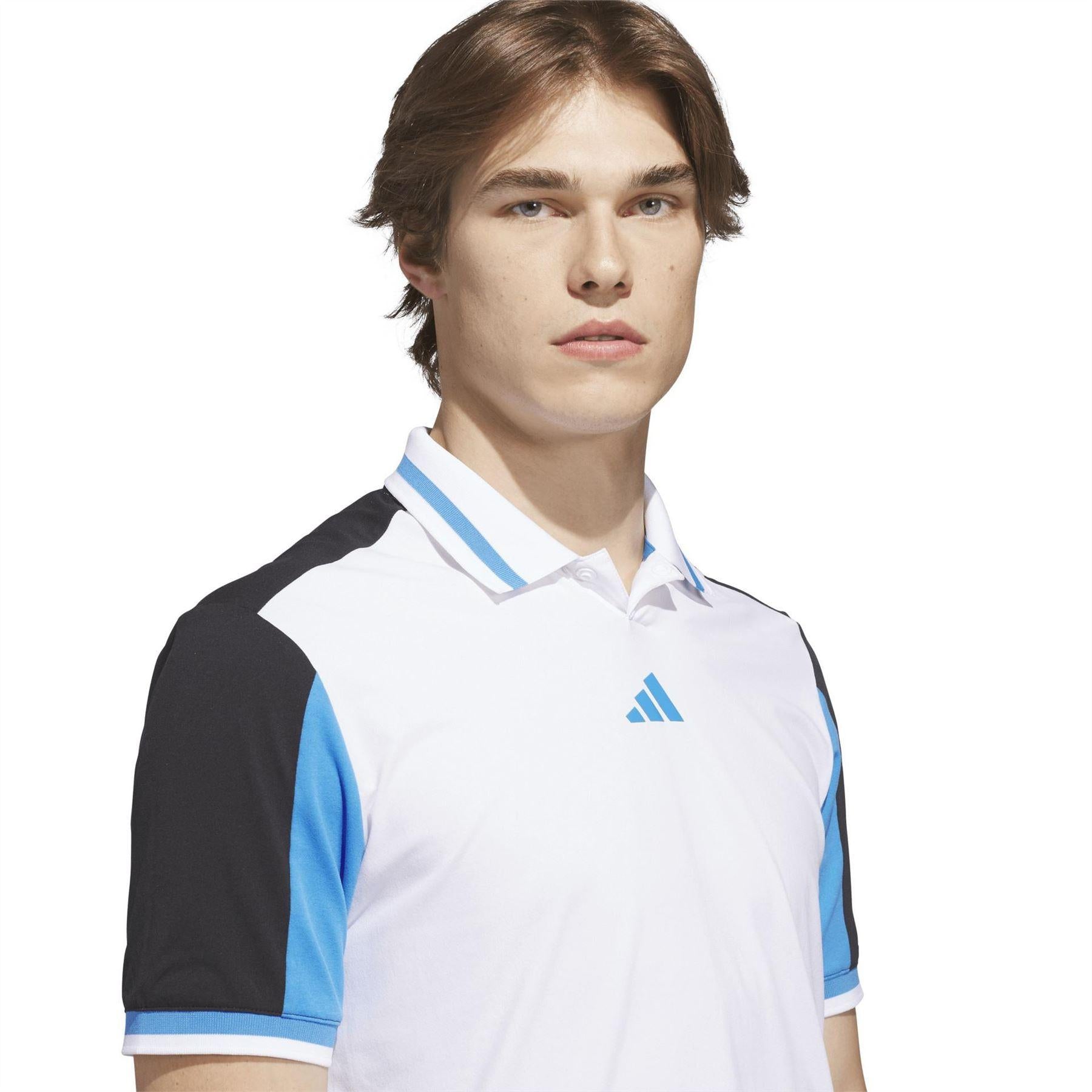 White-Black - Lifestyle - Adidas Mens Beyond Polo Shirt