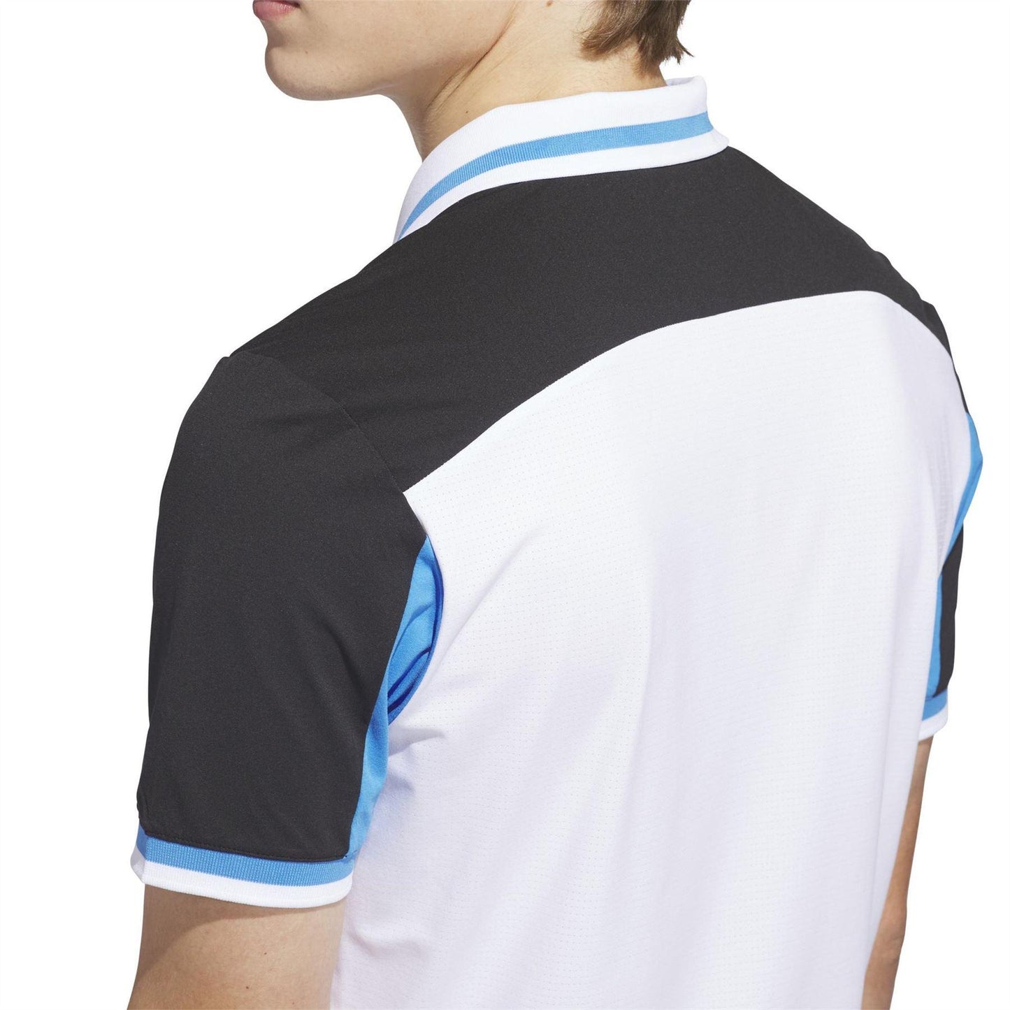 White-Black - Pack Shot - Adidas Mens Beyond Polo Shirt