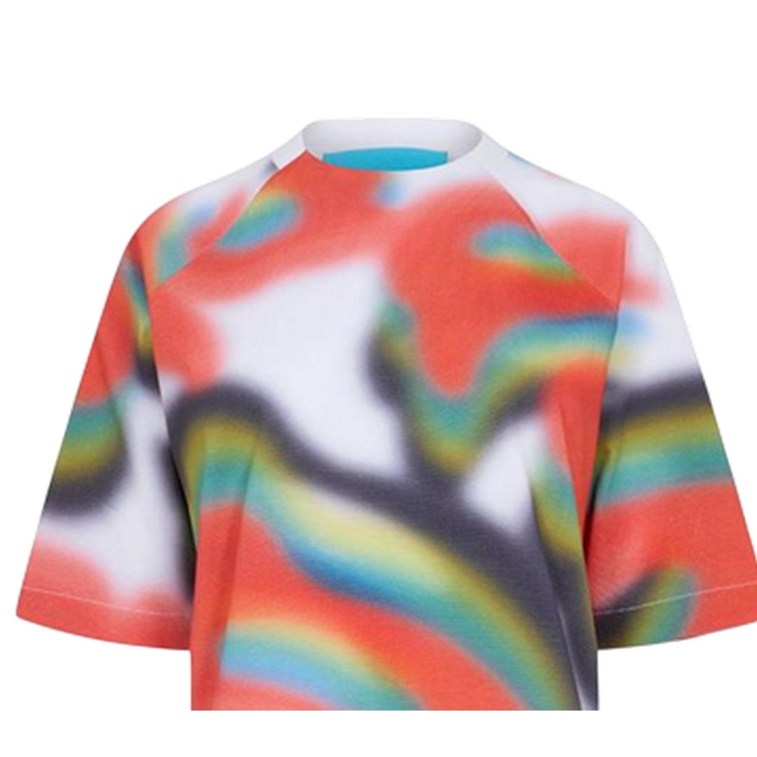Multicoloured - Side - Diadora Womens-Ladies Abstract Crew Neck T-Shirt