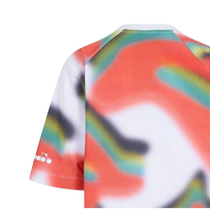 Multicoloured - Lifestyle - Diadora Womens-Ladies Abstract Crew Neck T-Shirt