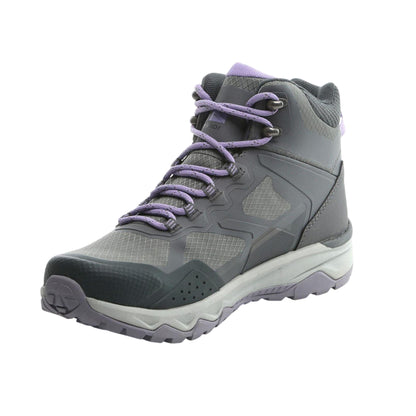 Grey - Side - Karrimor Womens-Ladies Spiral Hiking Boots