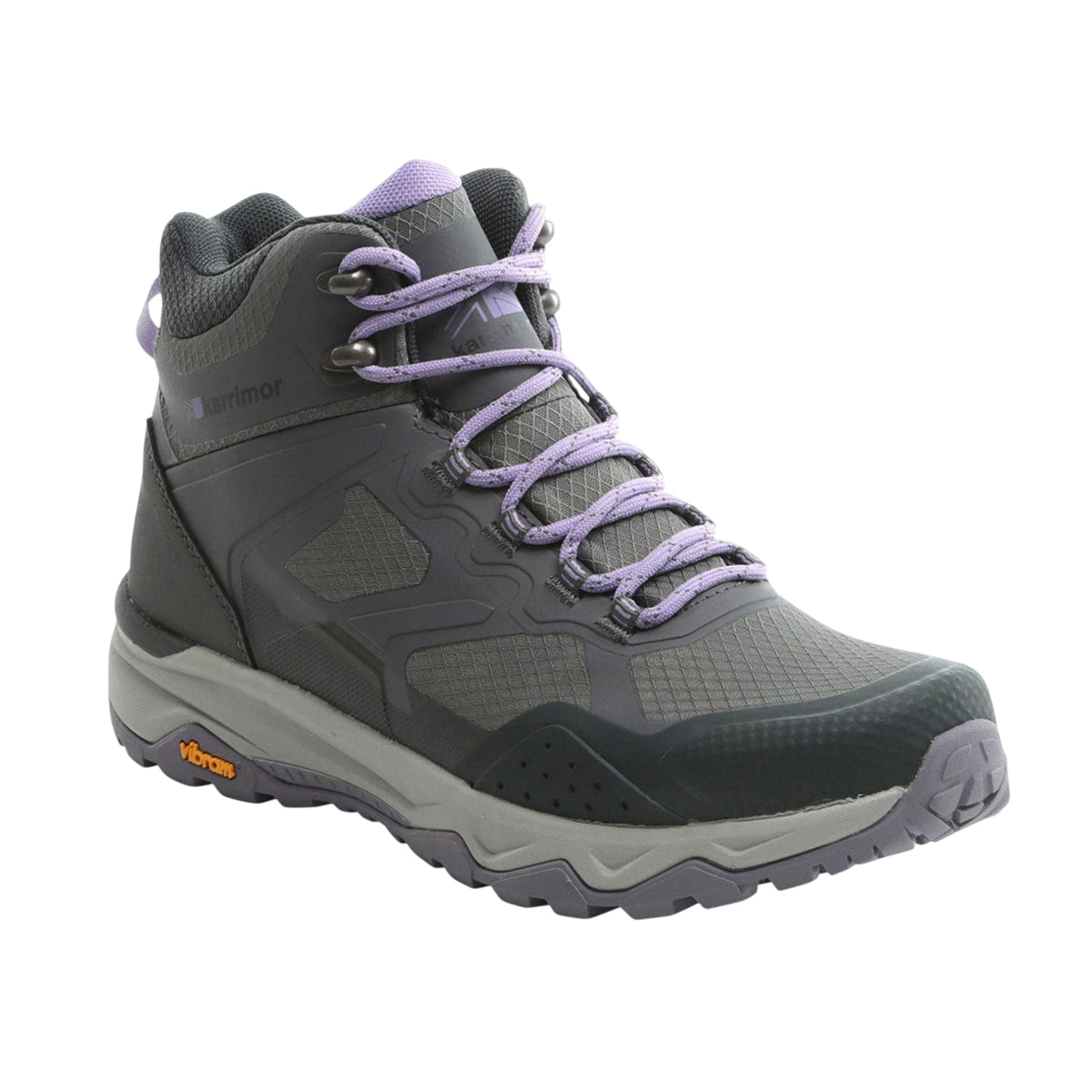 Grey - Front - Karrimor Womens-Ladies Spiral Hiking Boots