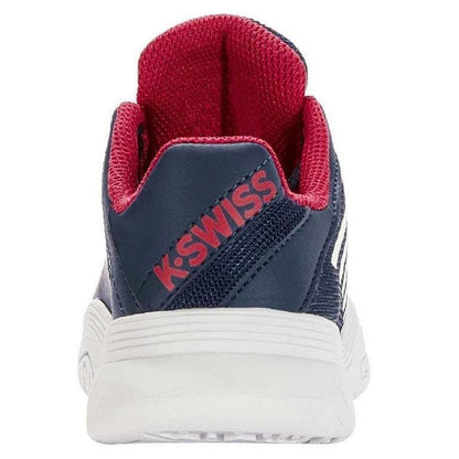 Blue - Back - K-Swiss Childrens-Kids Court Express Omni Tennis Shoes