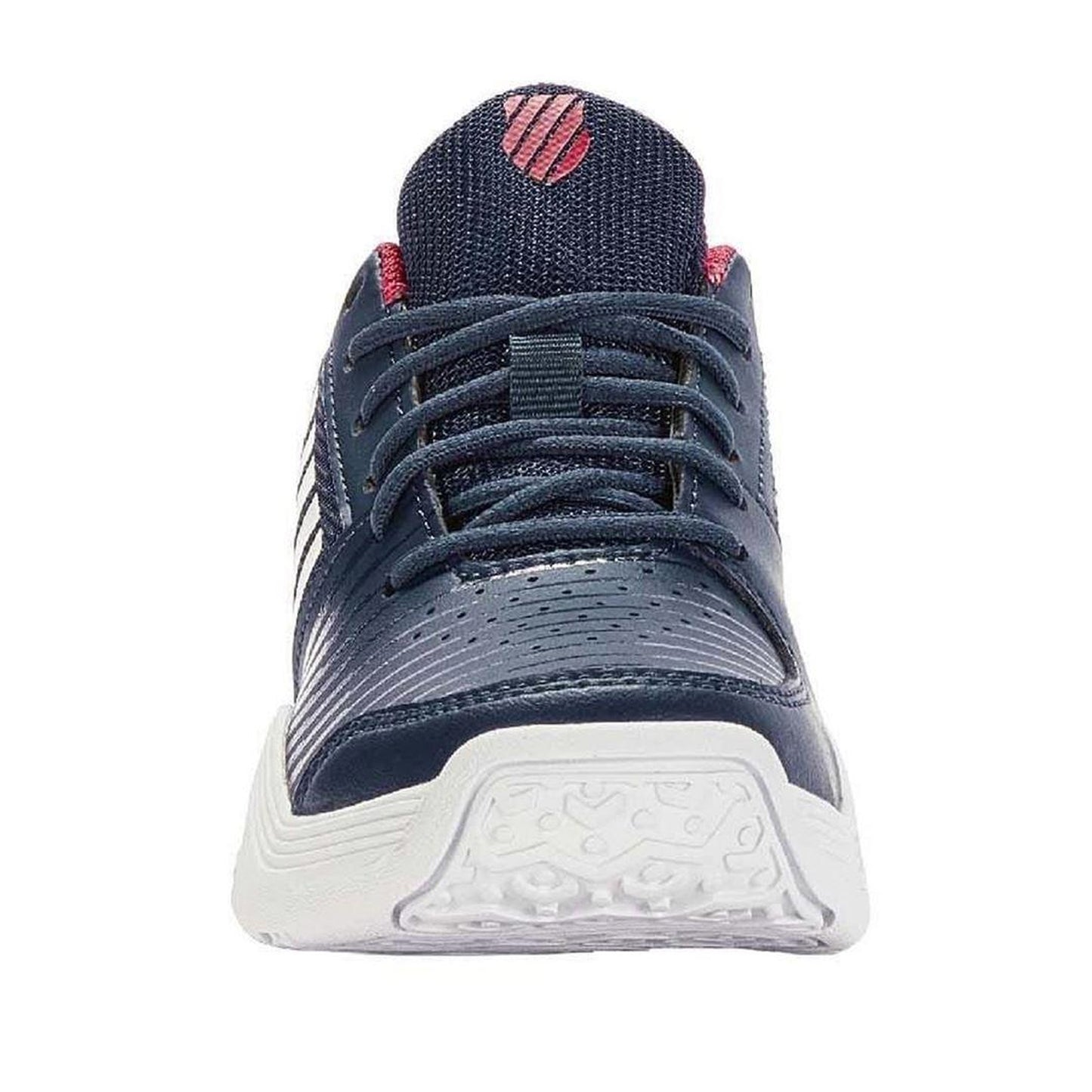 Blue - Side - K-Swiss Childrens-Kids Court Express Omni Tennis Shoes