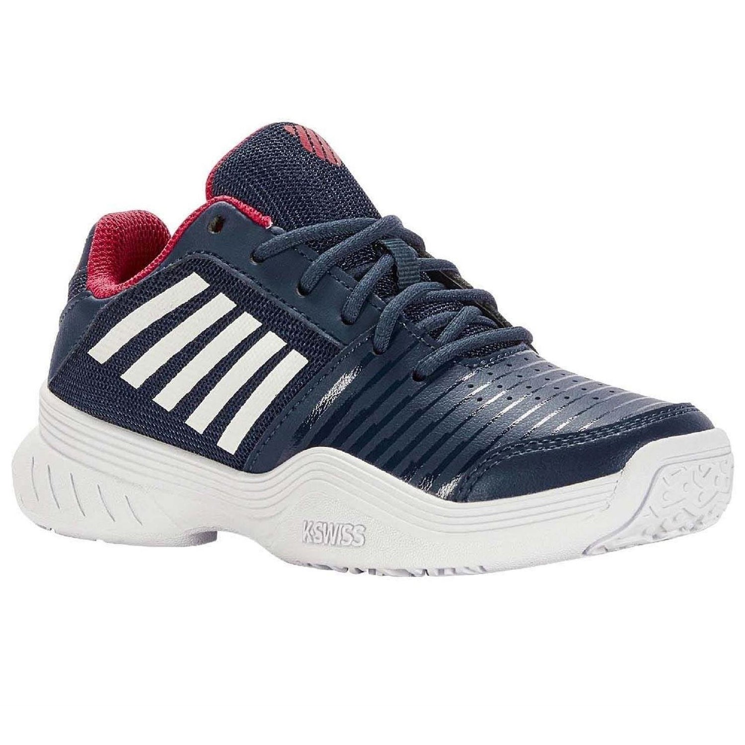 Blue - Lifestyle - K-Swiss Childrens-Kids Court Express Omni Tennis Shoes
