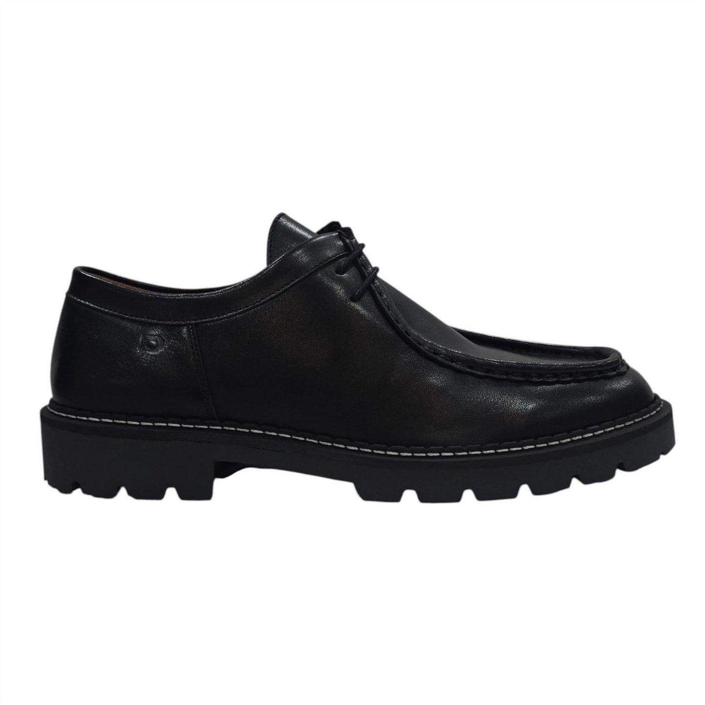 Black - Lifestyle - Nicholas Deakins Mens Full Grain Leather Derby Shoes