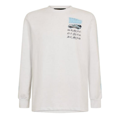 White - Front - Back To The Future Mens Criminal Damage T-Shirt