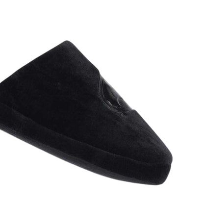 Black-Yellow - Side - Batman Mens Mule Slippers