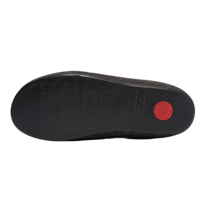 Black - Back - FitFlop Womens-Ladies Bow Slippers