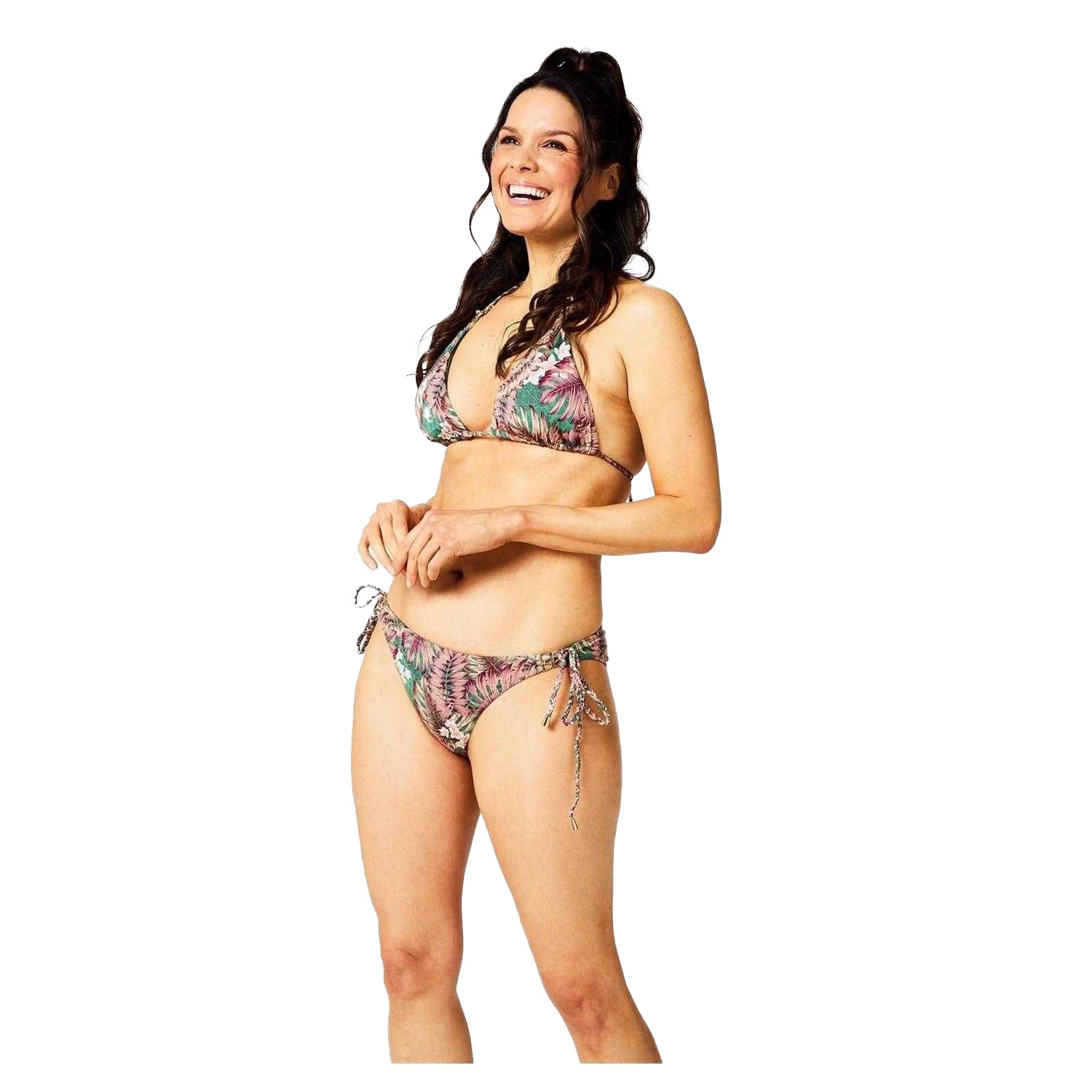 Multicoloured - Front - Biba Womens-Ladies Layla Floral Bikini Top