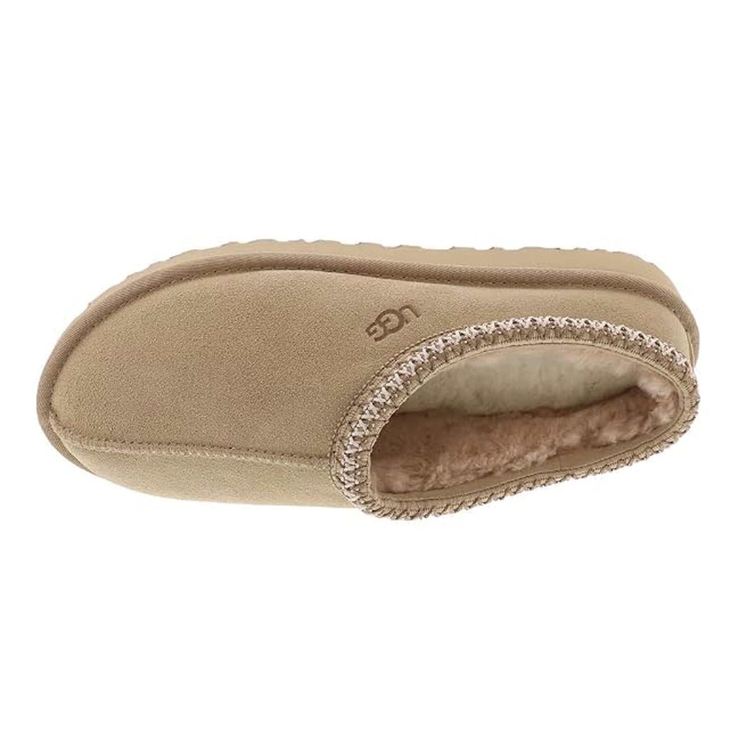 Sand - Side - Jack Wills Womens-Ladies Suede Flat Slippers