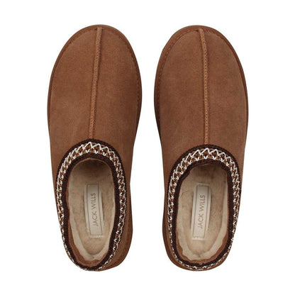 Tan - Lifestyle - Jack Wills Womens-Ladies Suede Flat Slippers