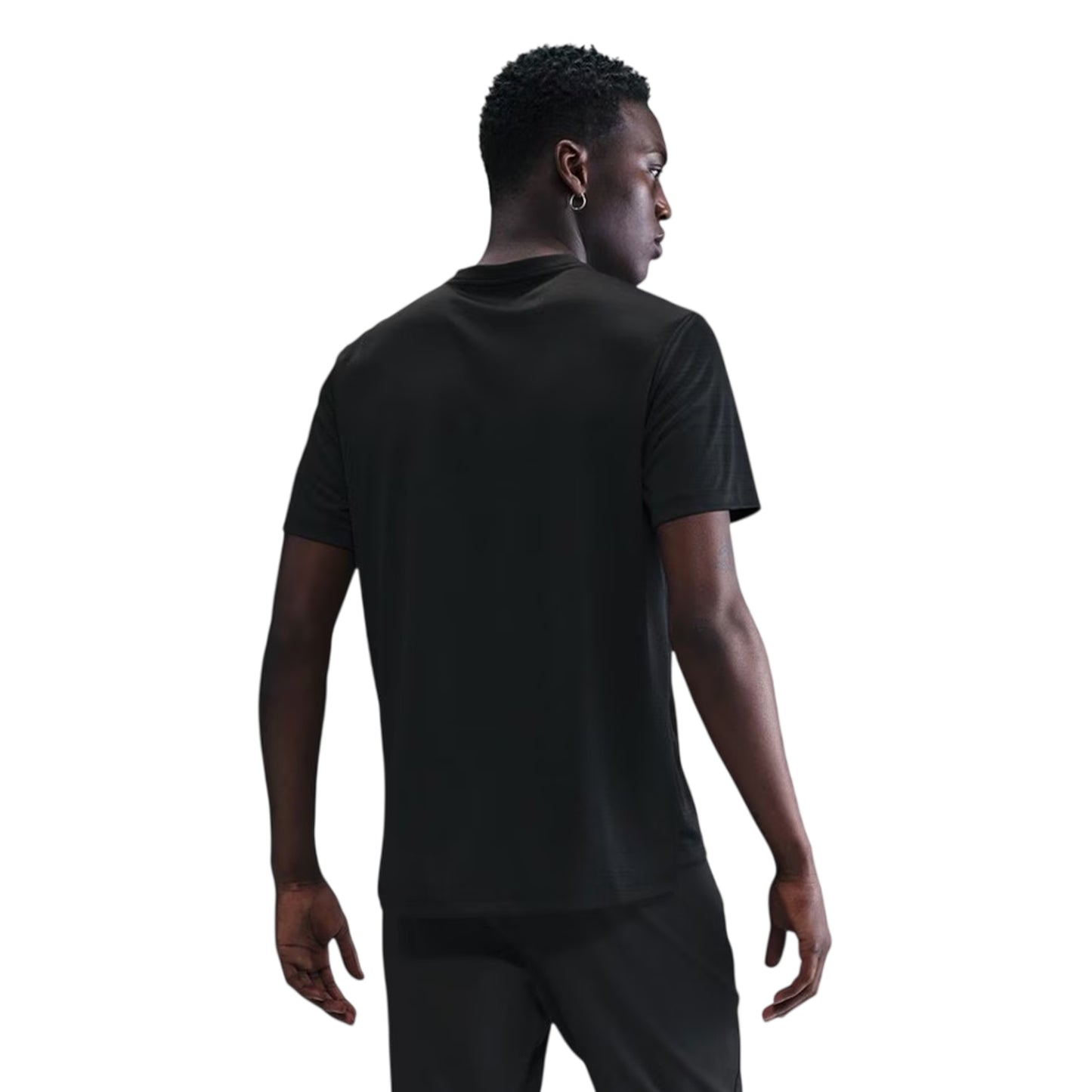 Black - Back - Nike Mens Hexagon Logo T-Shirt