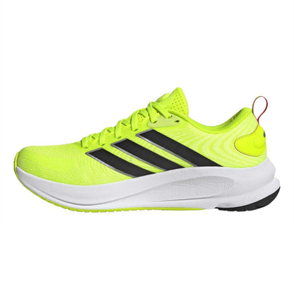 Lemon-Black-Red - Side - Adidas Mens Supernova Ease 2 Trainers