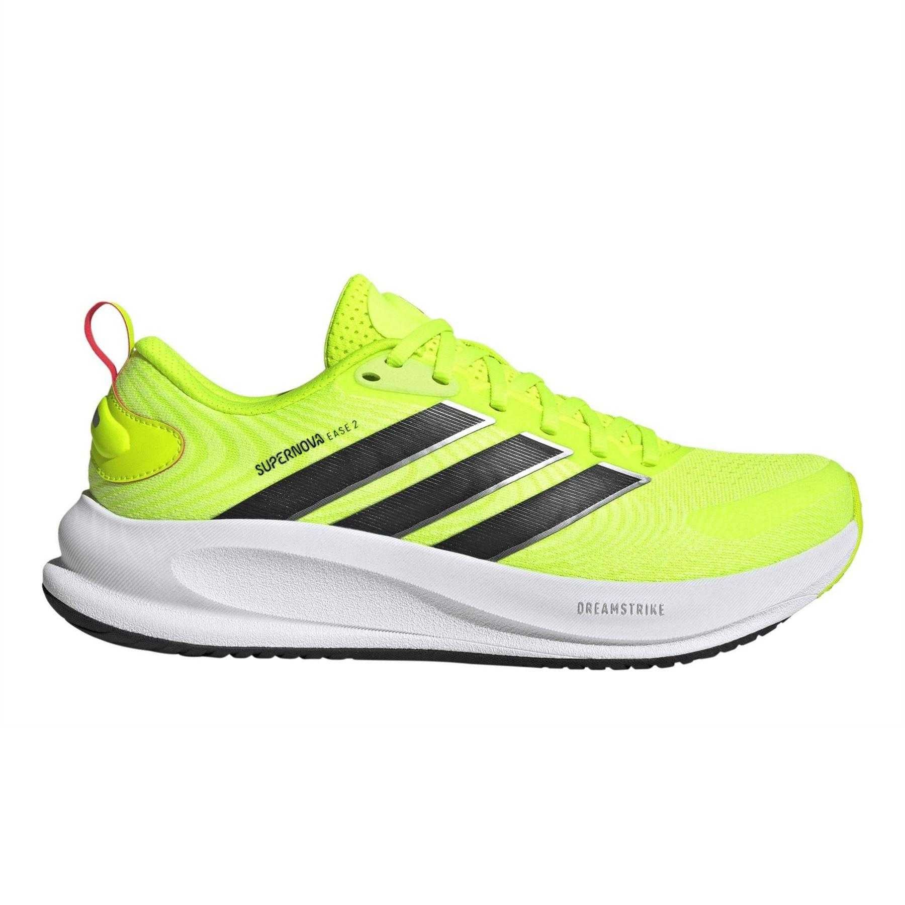 Lemon-Black-Red - Lifestyle - Adidas Mens Supernova Ease 2 Trainers