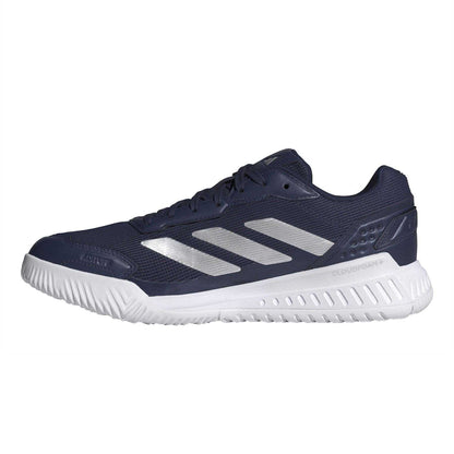 Blue - Side - Adidas Mens Courtquick Logo Padel Shoes