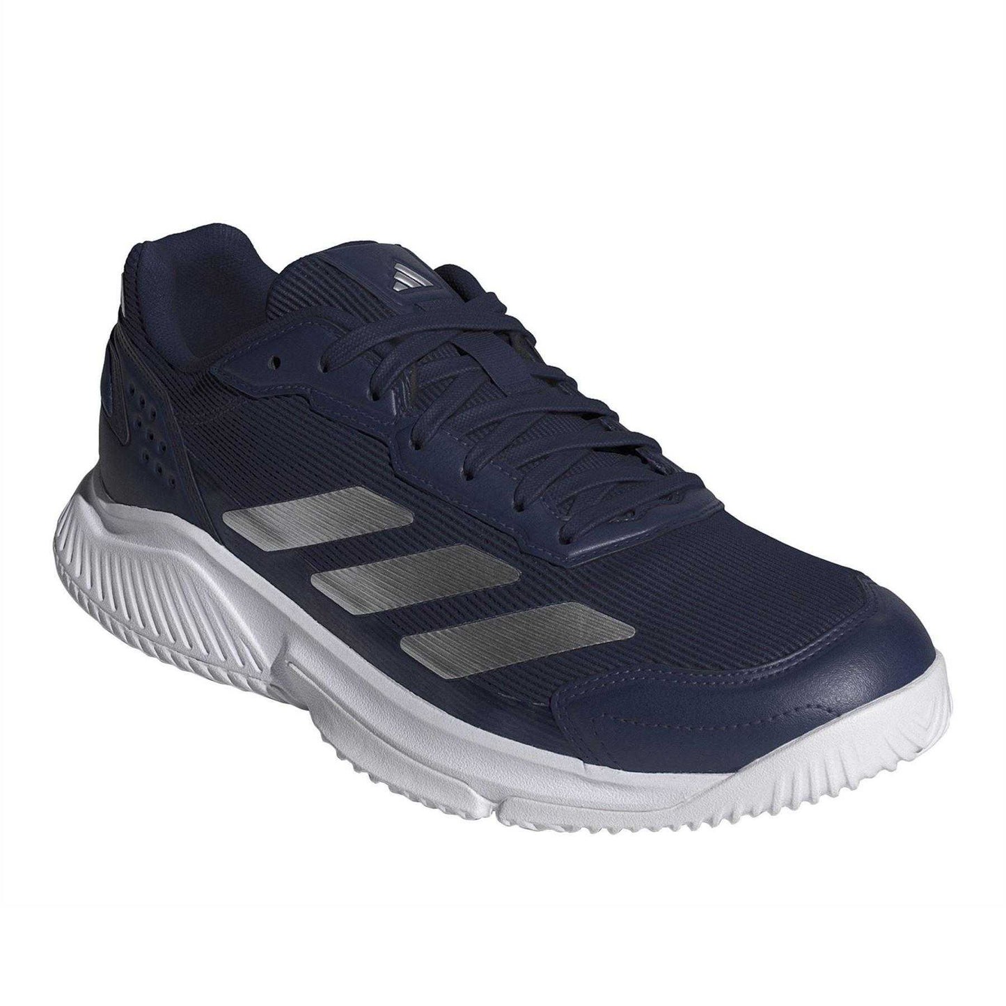Blue - Front - Adidas Mens Courtquick Logo Padel Shoes