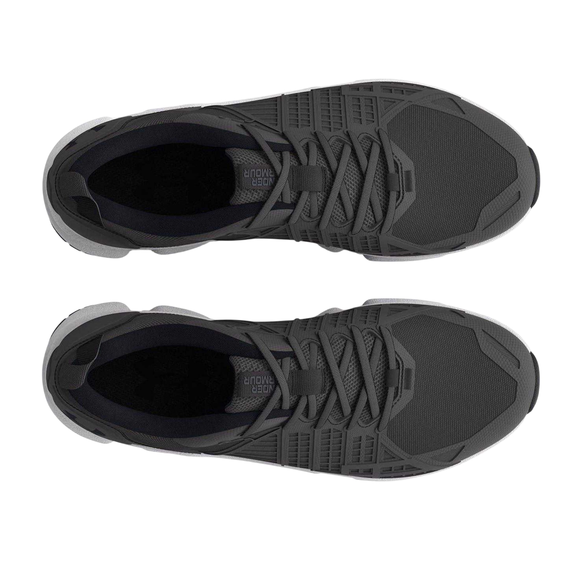 Grey - Lifestyle - Under Armour Womens-Ladies Micro G Strikefast Lace Up Trainers