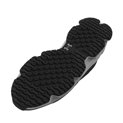 Grey - Pack Shot - Under Armour Womens-Ladies Micro G Strikefast Lace Up Trainers