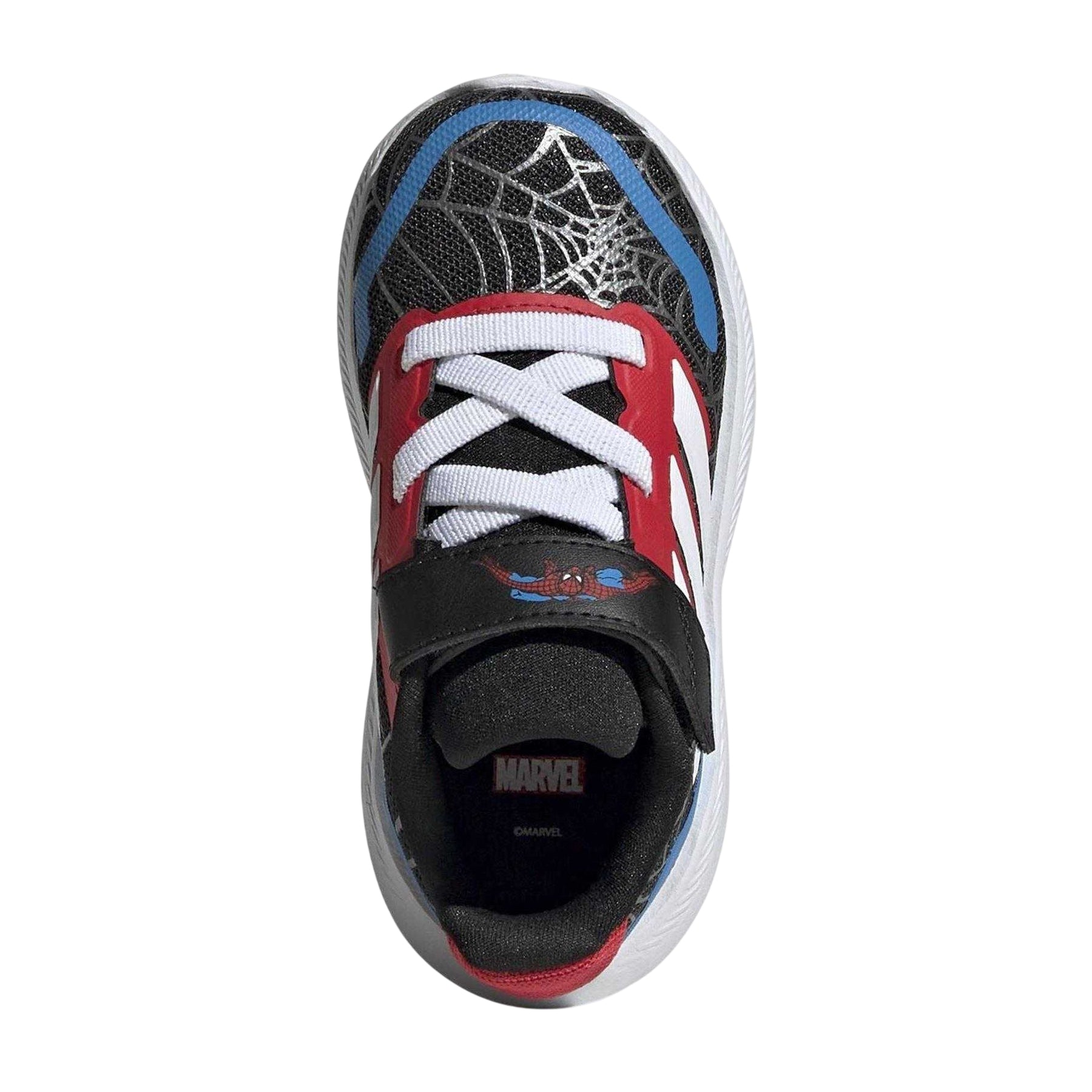 Black-White - Pack Shot - Spider-Man Baby Run Falcon Adidas Shoes