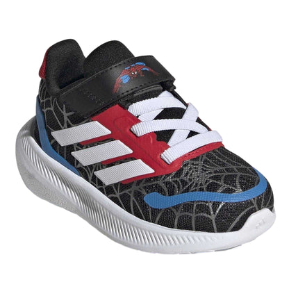 Black-White - Front - Spider-Man Baby Run Falcon Adidas Shoes