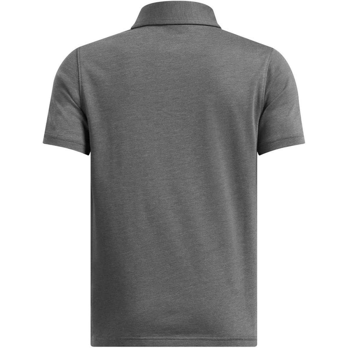 Light Heather - Side - Under Armour Childrens-Kids Icon Regular Short-Sleeved Polo Shirt