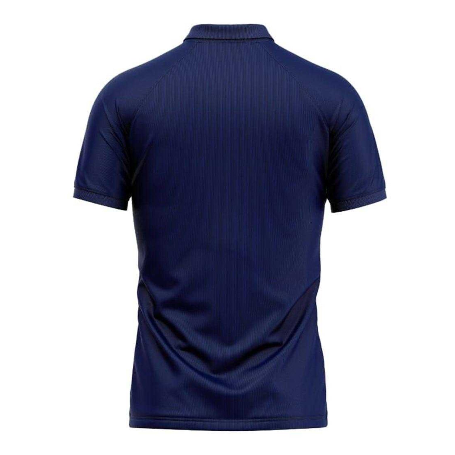 Navy - Back - New Balance Childrens-Kids Regular Short-Sleeved Polo Shirt