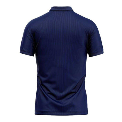 Navy - Back - New Balance Childrens-Kids Regular Short-Sleeved Polo Shirt