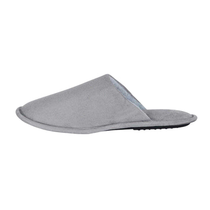 Grey - Back - Farah Mens Cullinan Flat Mule Slippers