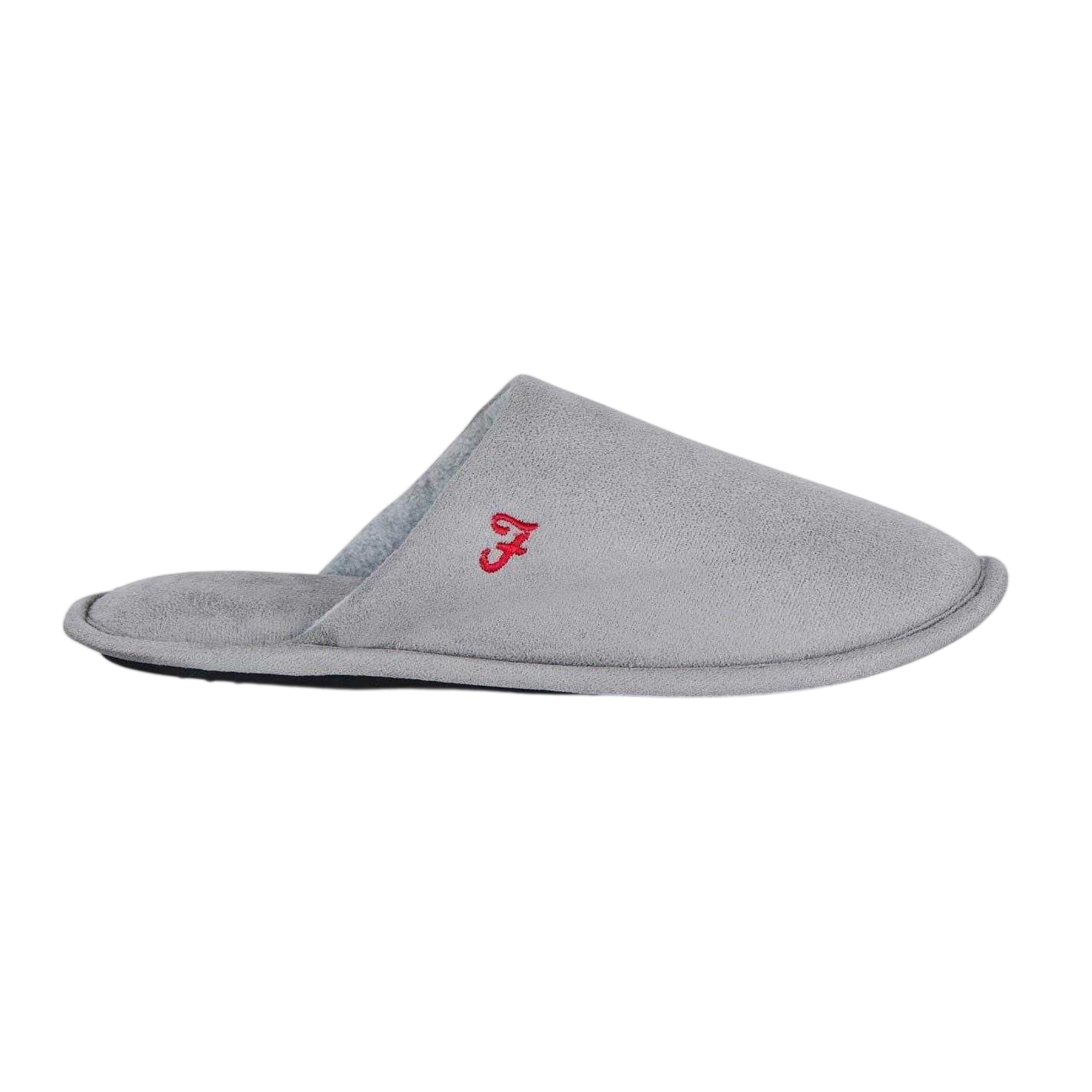 Grey - Front - Farah Mens Cullinan Flat Mule Slippers