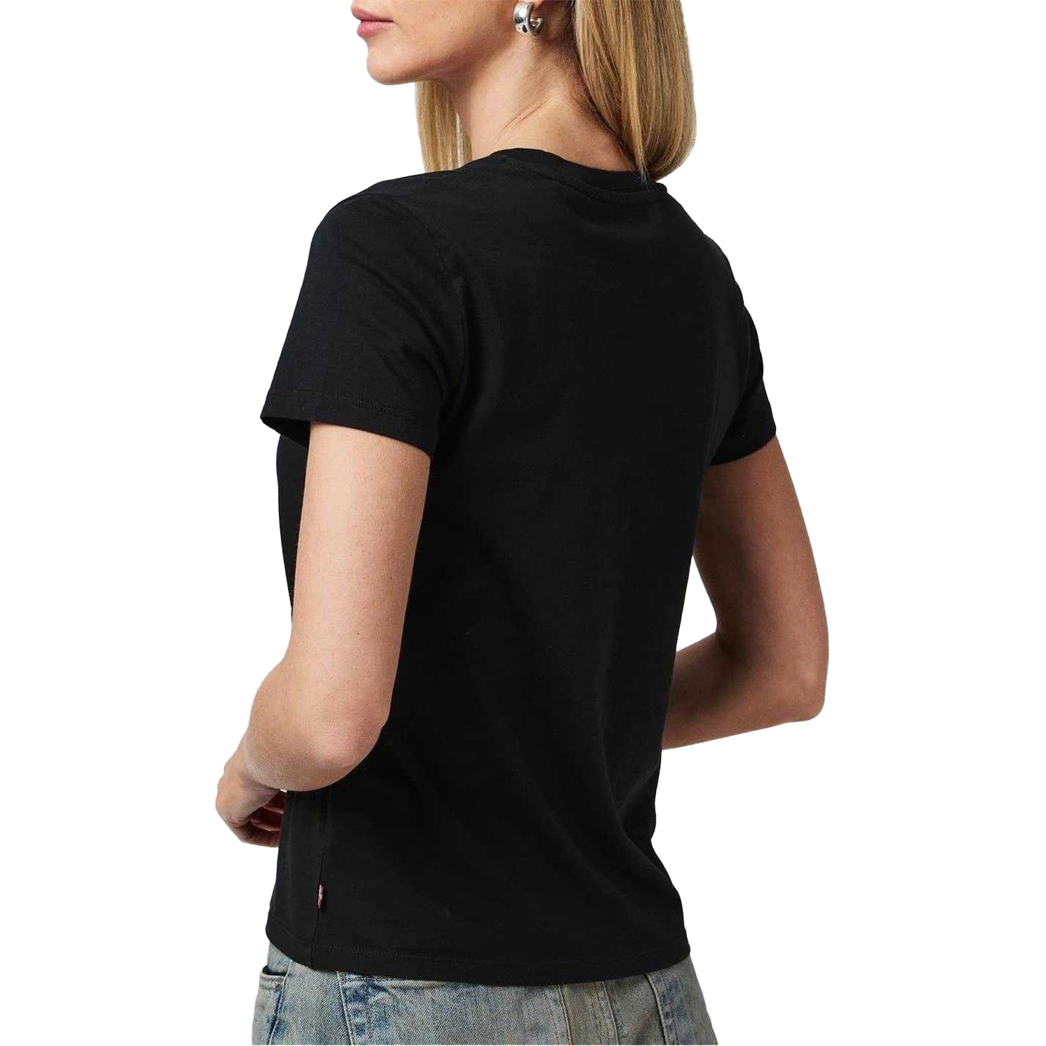 Black - Back - Levis Womens-Ladies Graphic Print T-Shirt