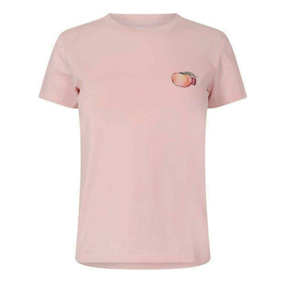 Pale Pink - Front - Levis Womens-Ladies Graphic Print T-Shirt